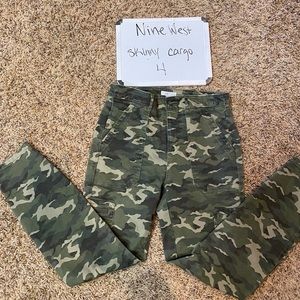 Nine West cargo skinny jeans
